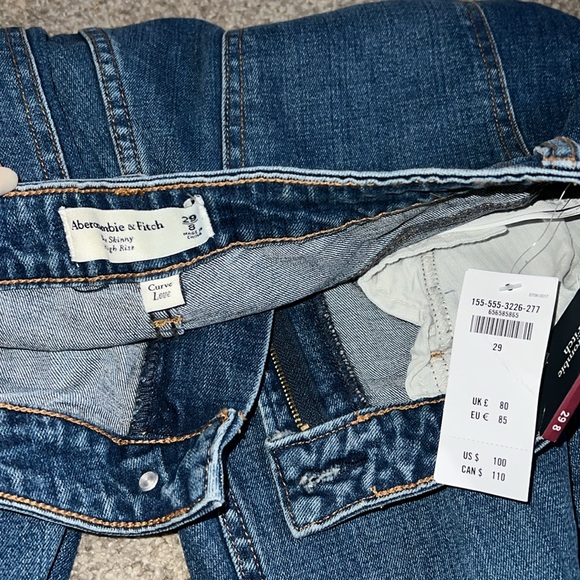 Abercrombie & Fitch The Skinny High Rise Curve Love - Picture 4 of 5